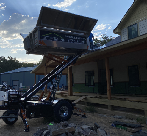 Roofing equipter, Steele Roofing Company, Tyler, Texas