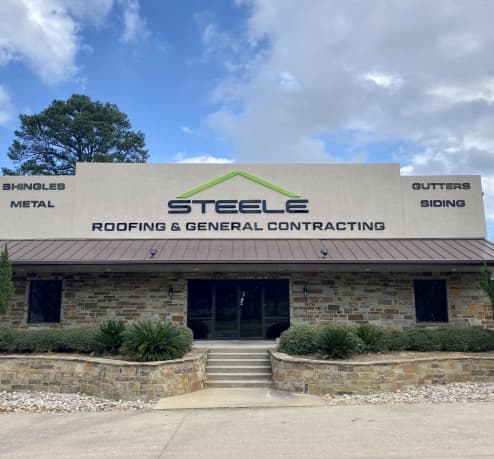 Steele roofing & general contractor building, Steele Roofing Company, Tyler, Texas