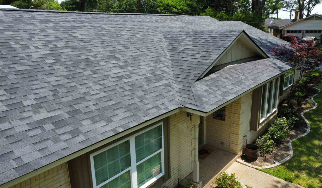 new asphalt shingle roof replacement