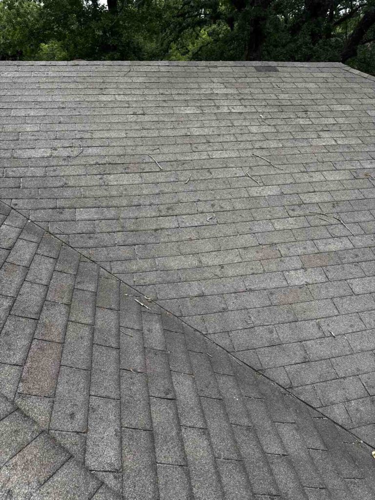damaged roof in athens tx